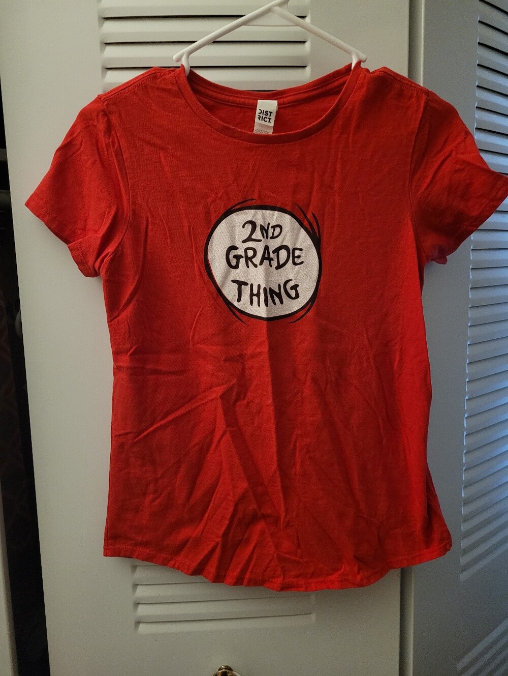 District Red Short-Sleeve '2nd Grade Thing' Graphic Tee
